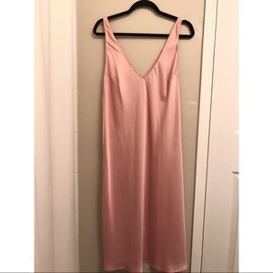 Silk slip dress